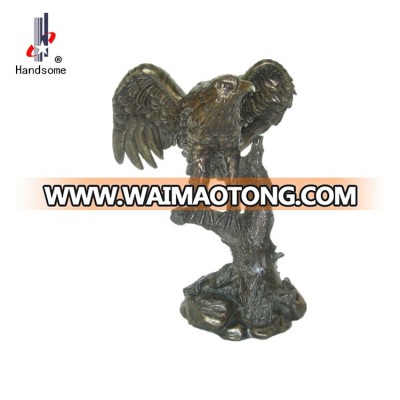 copper resin eagle statue