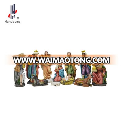 Hot selling Christmas Decoration Nativity Set Indoor Resin Nativity Figurine