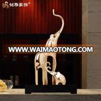 High quality elephant statues animal resin hand craft decoration home accessories Christmas day gift